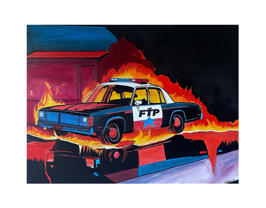 “I STILL LIKE POLICE” Original Painting