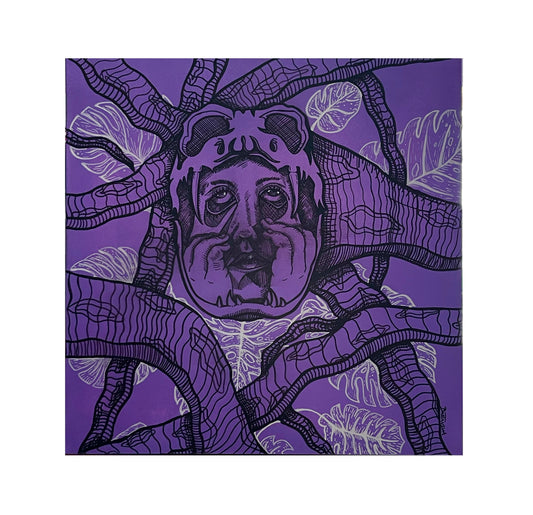 “OPHIDIAN VIOLET” Original Painting